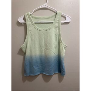 American Eagle Medium Boho High Neck Cropped Tank Top NEW